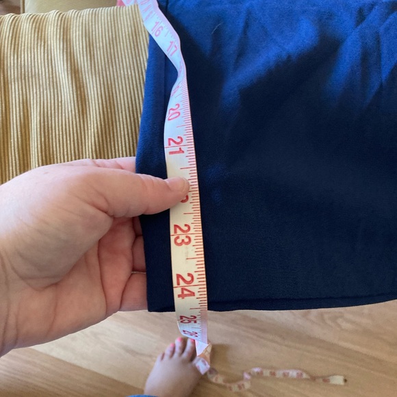 MADEWELL NAVY BLUE V-NECK BUTTON FRONT JUMPSUIT - Picture 5 of 10